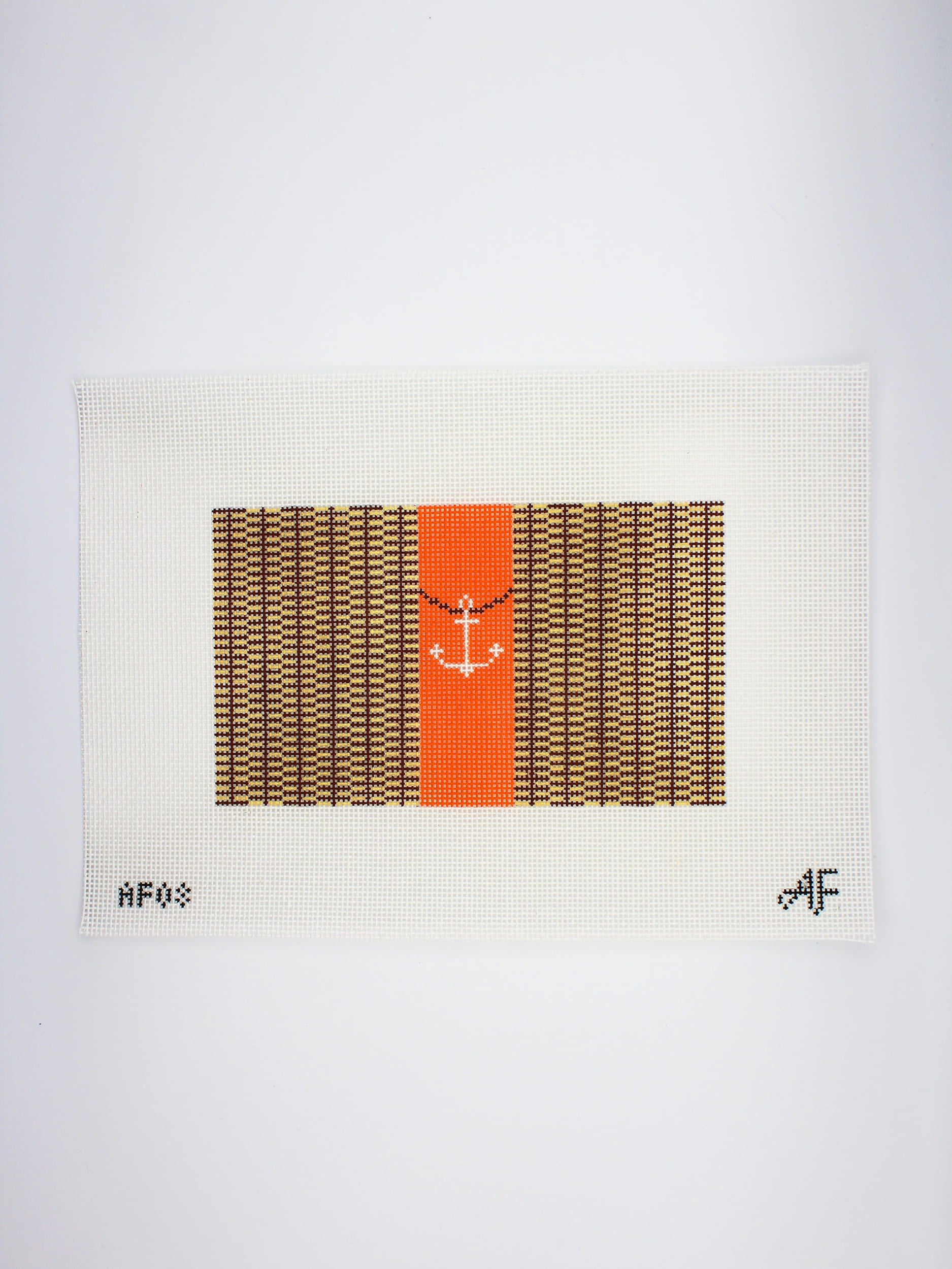 Nantucket Clutch with Anchor Canvas