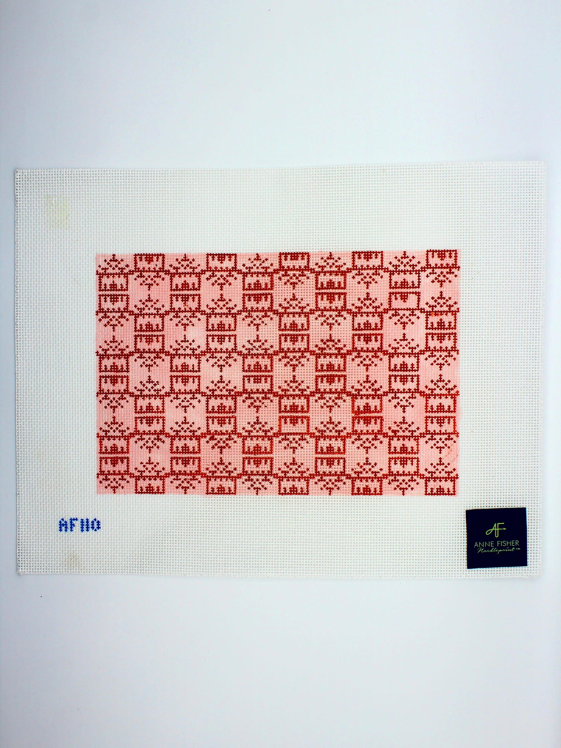 Pagoda Print Clutch - Pink & Orange Canvas