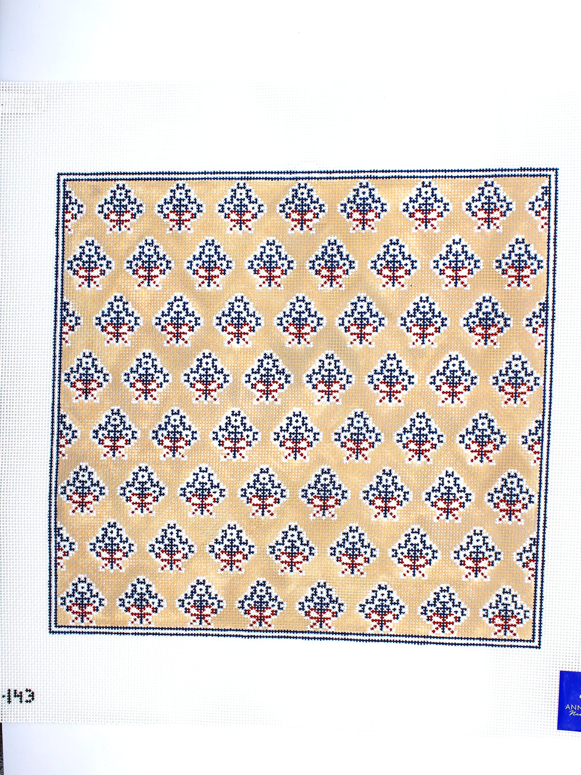 Tan Holiday Pillow Canvas