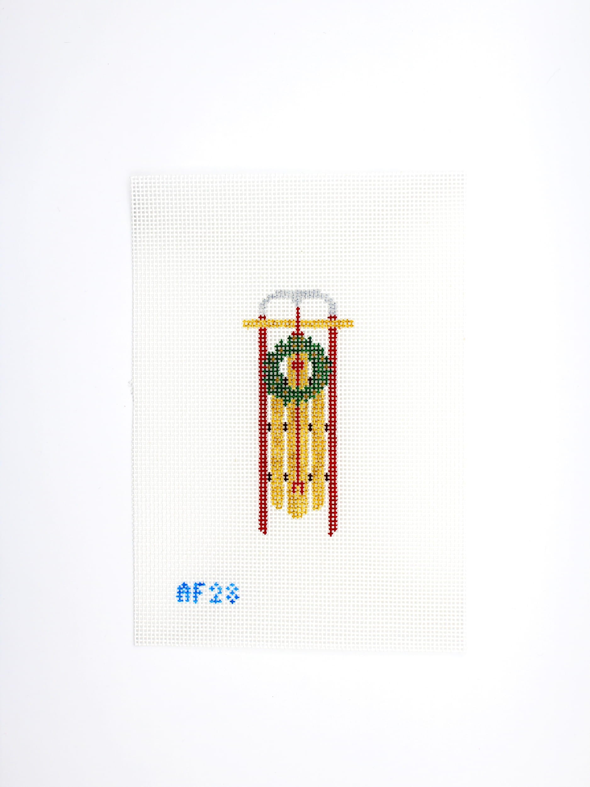 Sled Ornament Canvas