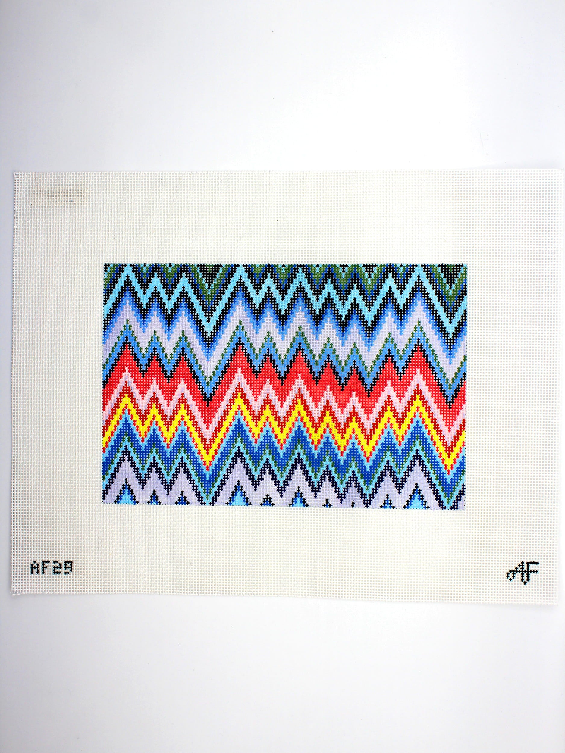 Zig Zag Clutch Canvas