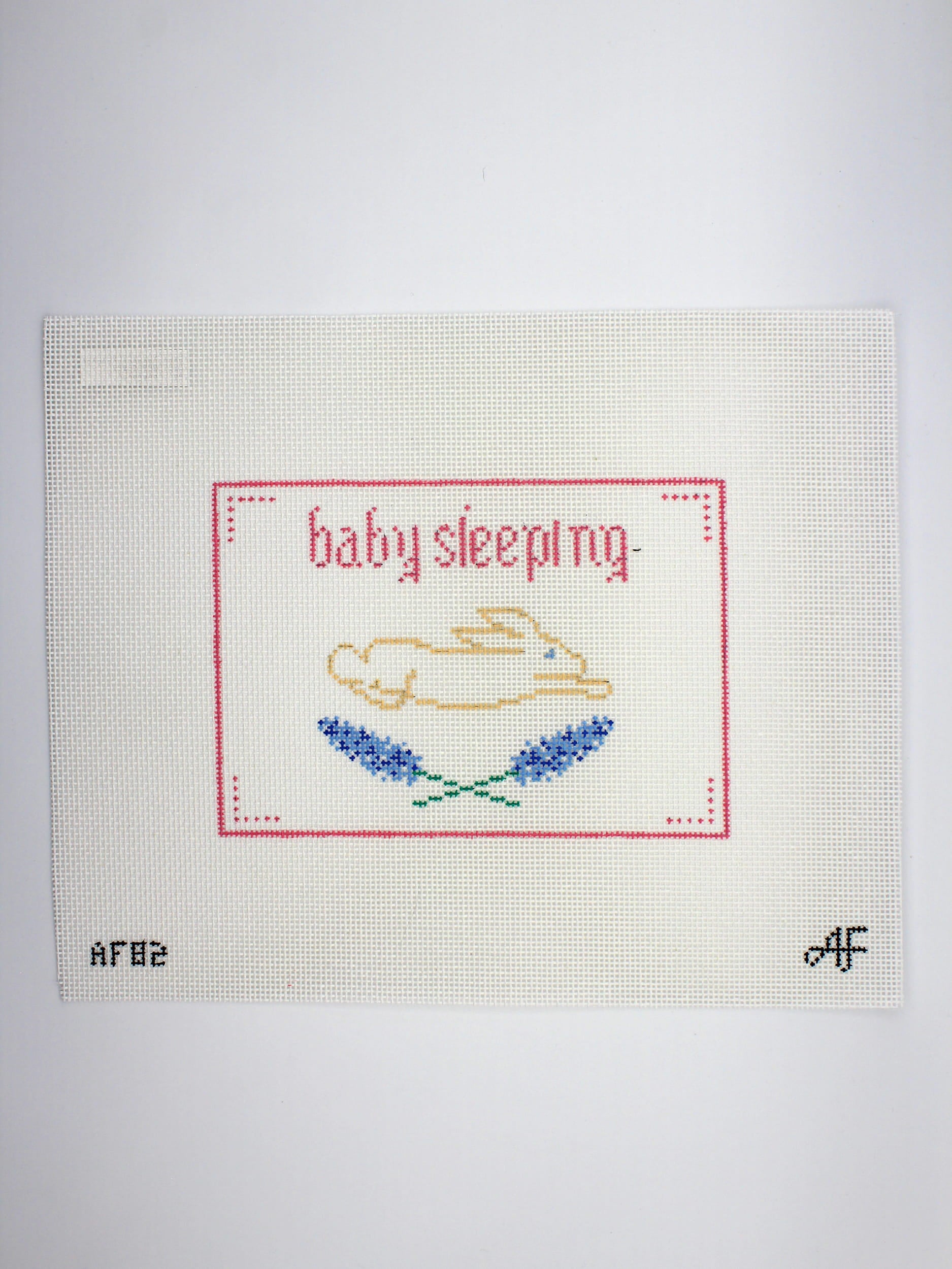 Baby Sleeping Canvas - Pink