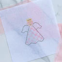 For Pete's Sake Pottery Angel - Pink Gingham Canvas