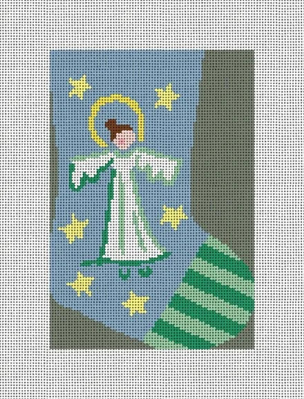 Angel Mini Stocking Canvas