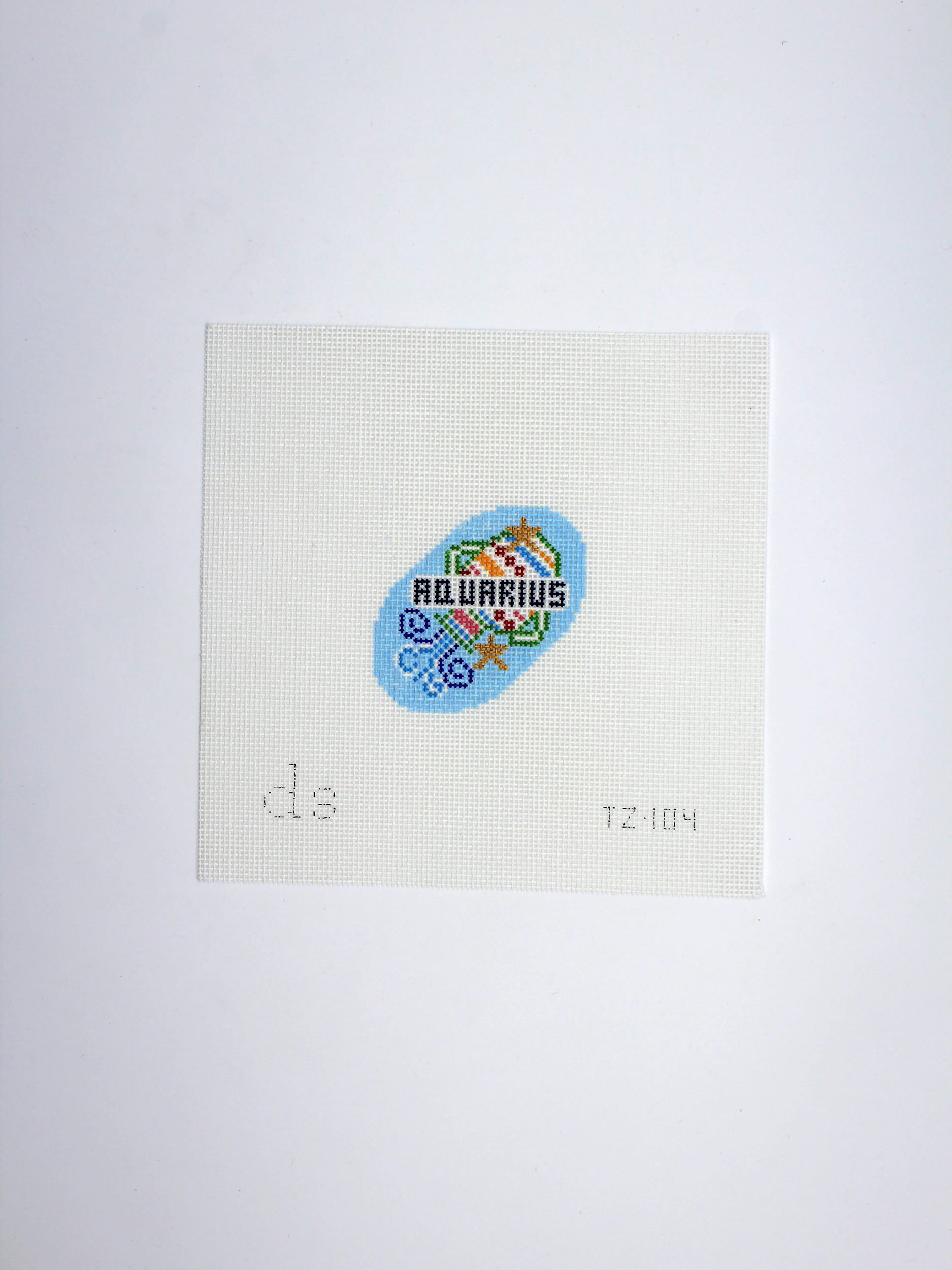Aquarius Tag Design Canvas