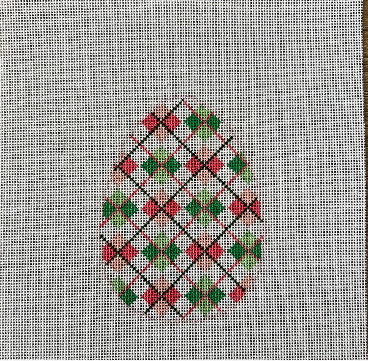 Egg - Argyle Canvas
