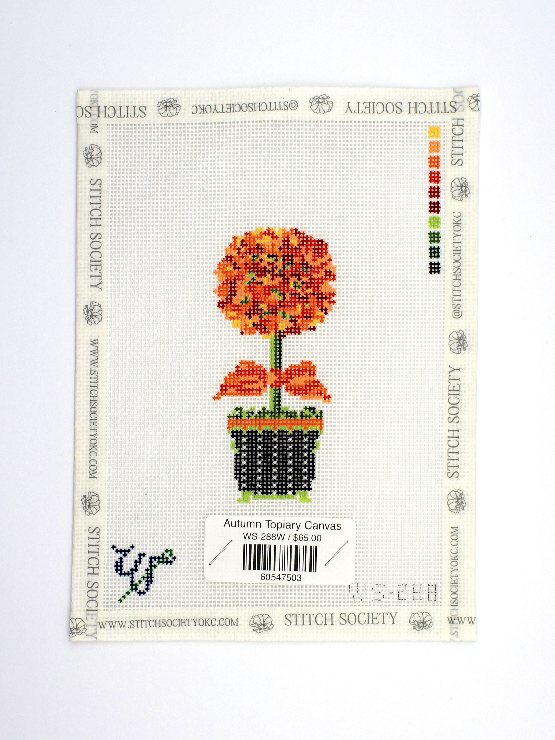 Autumn Topiary Canvas