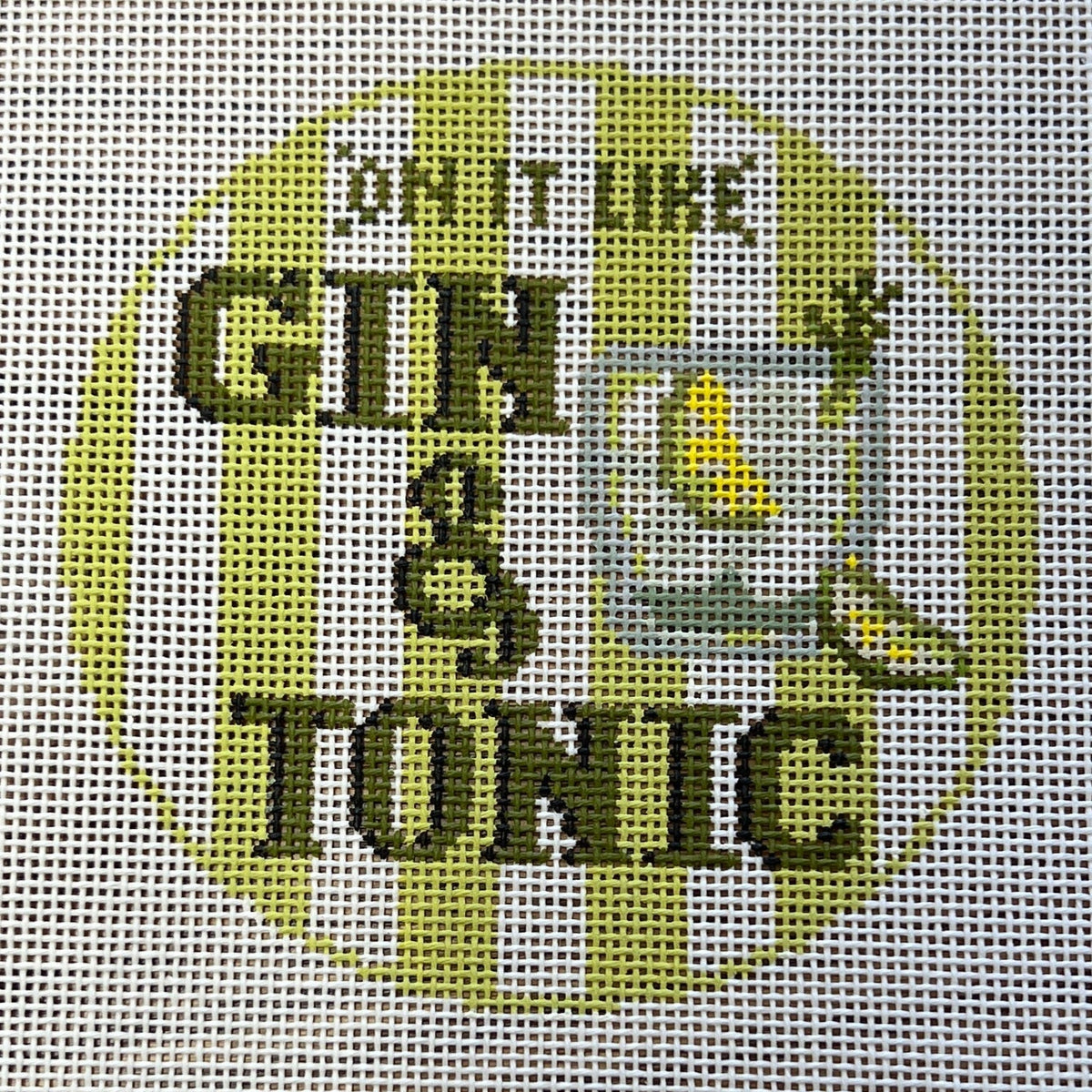 Happier Hour Coaster-Gin and Tonic