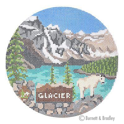 Explore America Canvas - Glacier