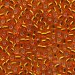 Bright Orange Beads - 11