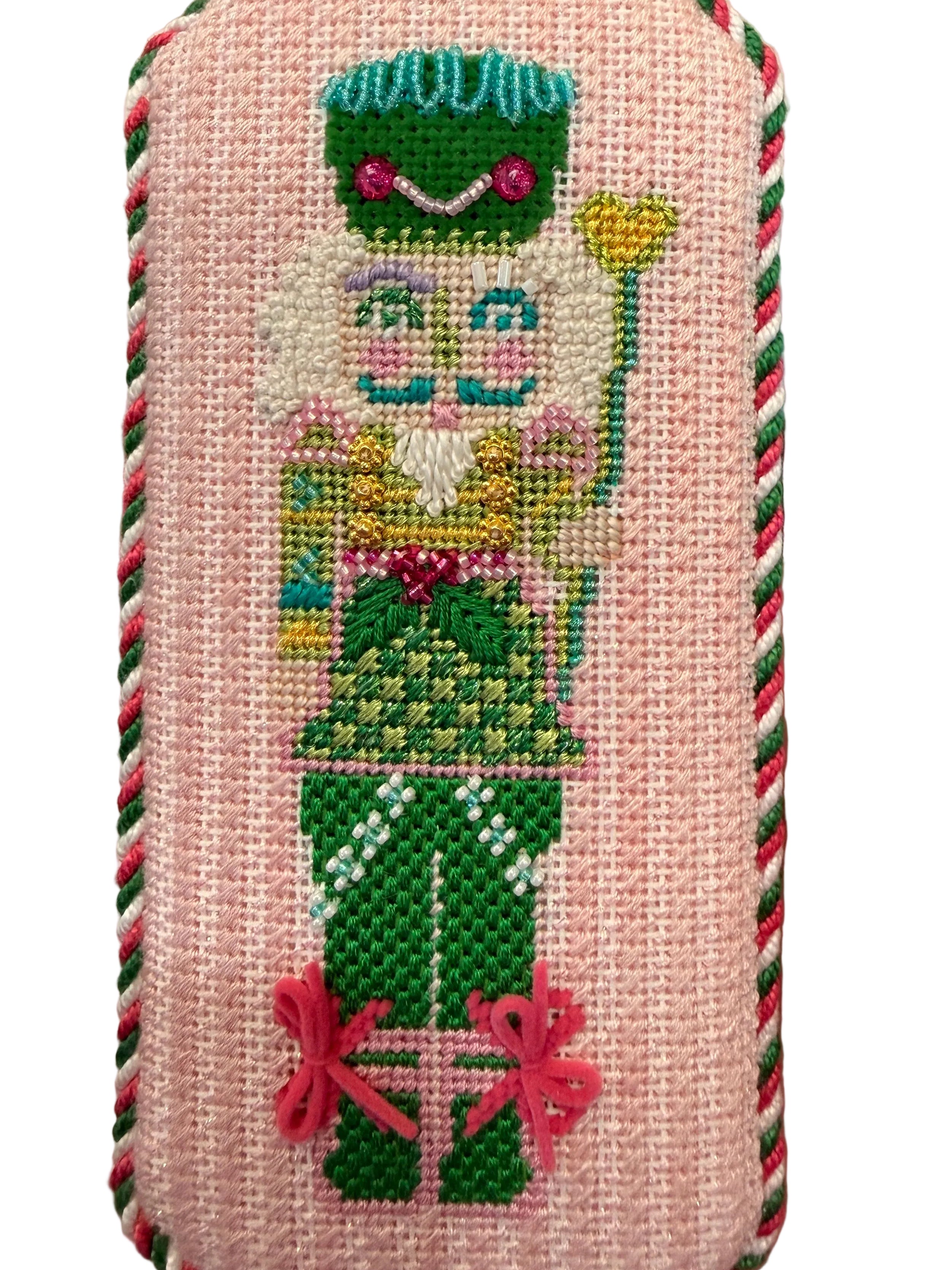 Small Green Nutcracker Canvas