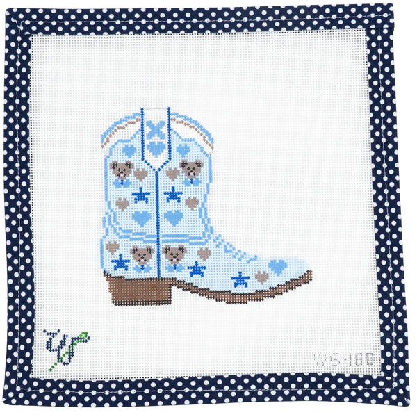 Baby Cowboy Boot Canvas