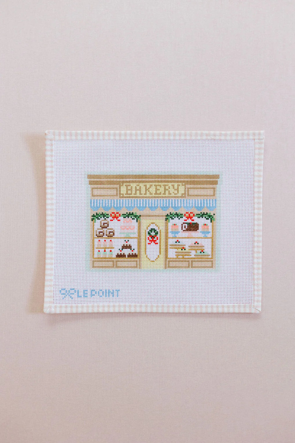 Christmas Village Bakery Canvas