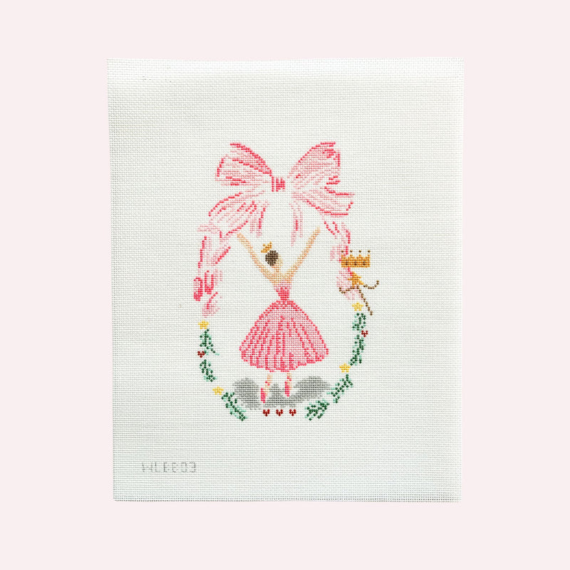 Ballerina with Bow Canvas