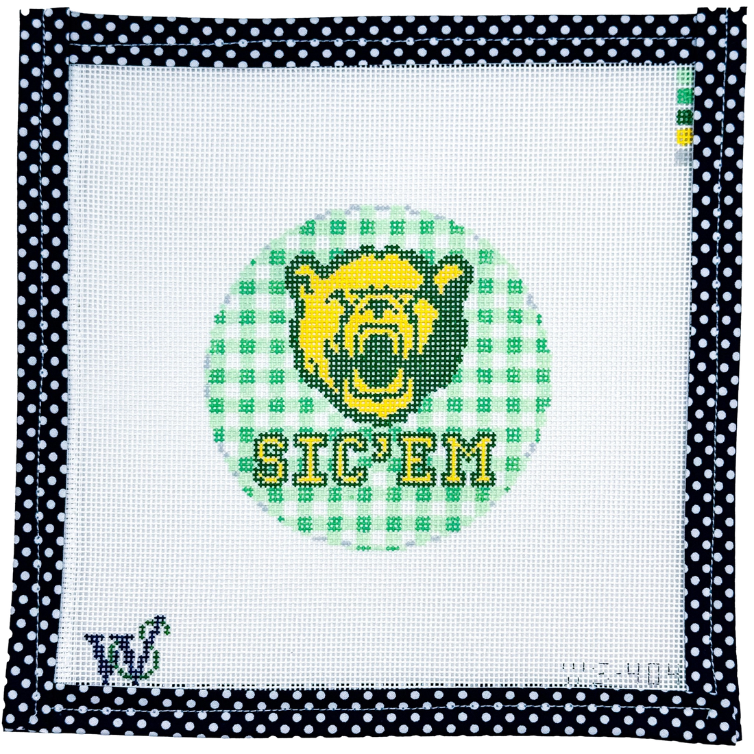 Baylor Round Canvas