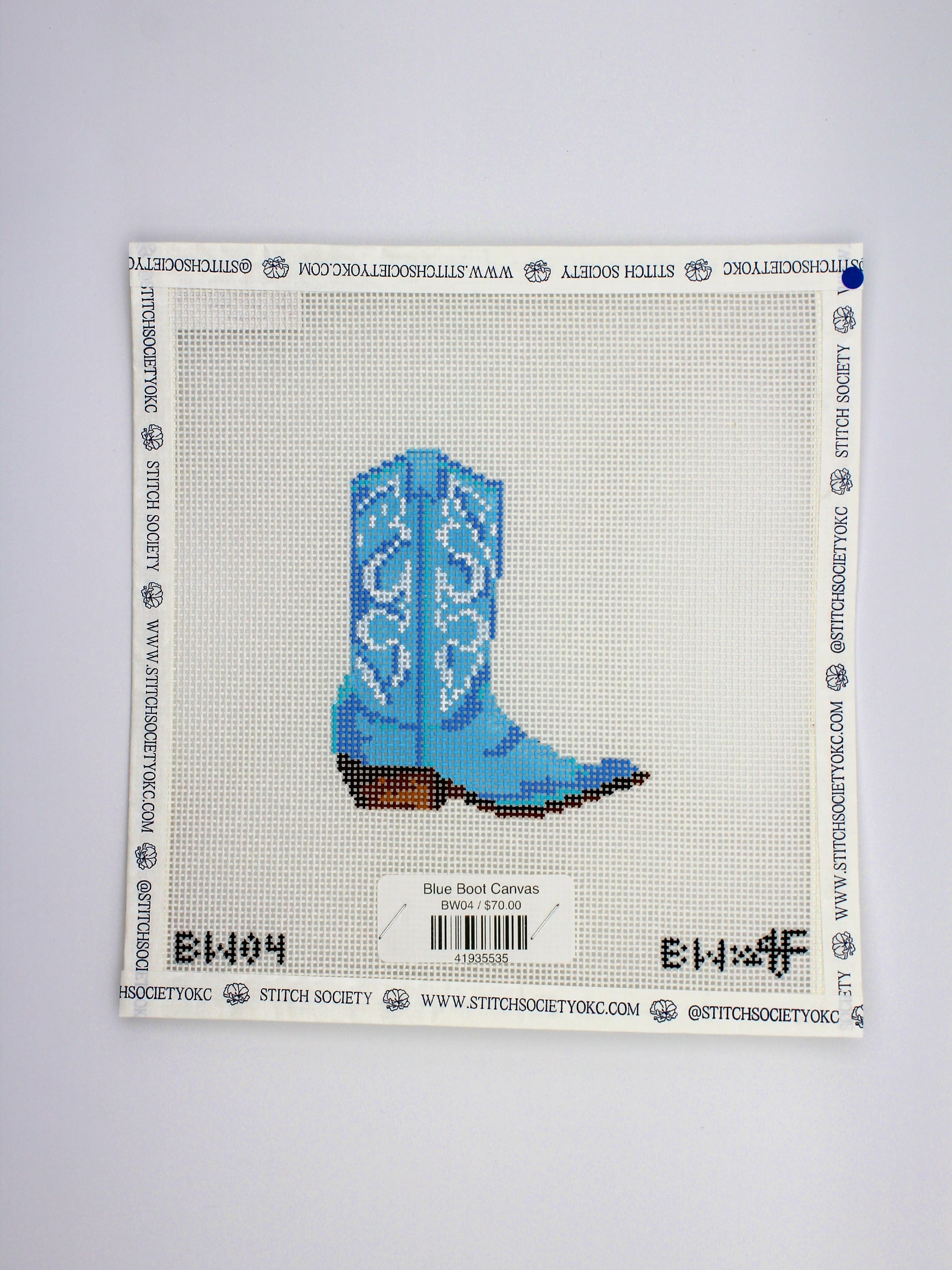 Blue Boot Canvas
