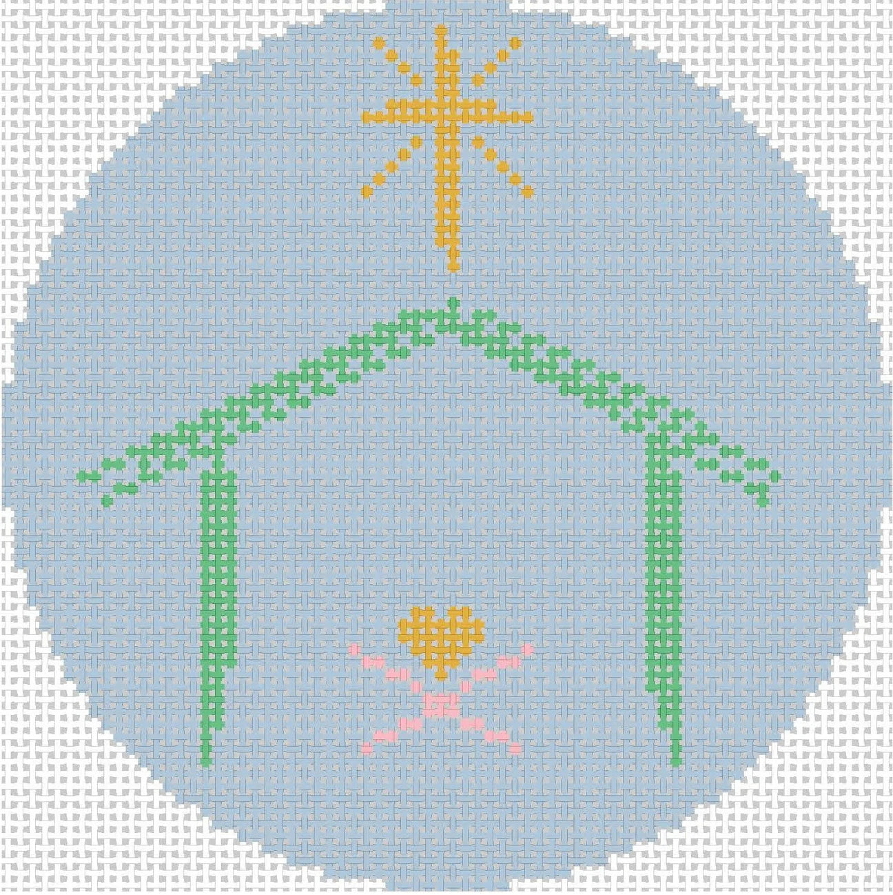 Manger - Blue - K359 Canvas