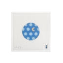 Moon & Stars Round - Blue Canvas