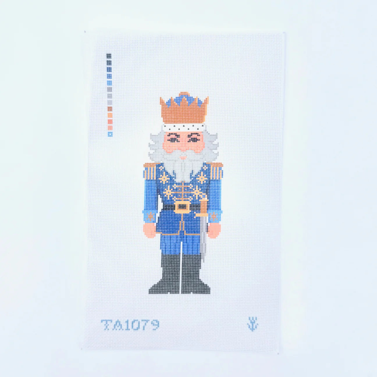 Blue Nutcracker Printed Canvas