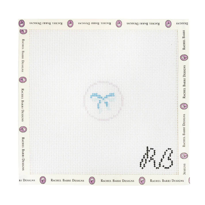 Mini - Bebe Bow Blue Canvas