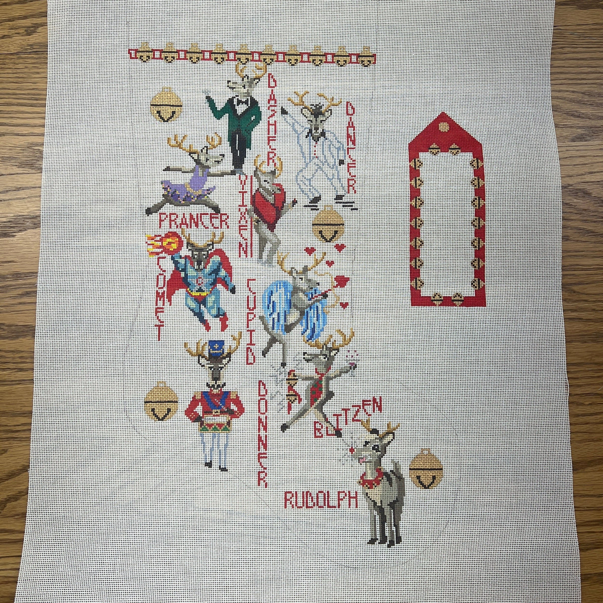Reindeer Stocking and Tag