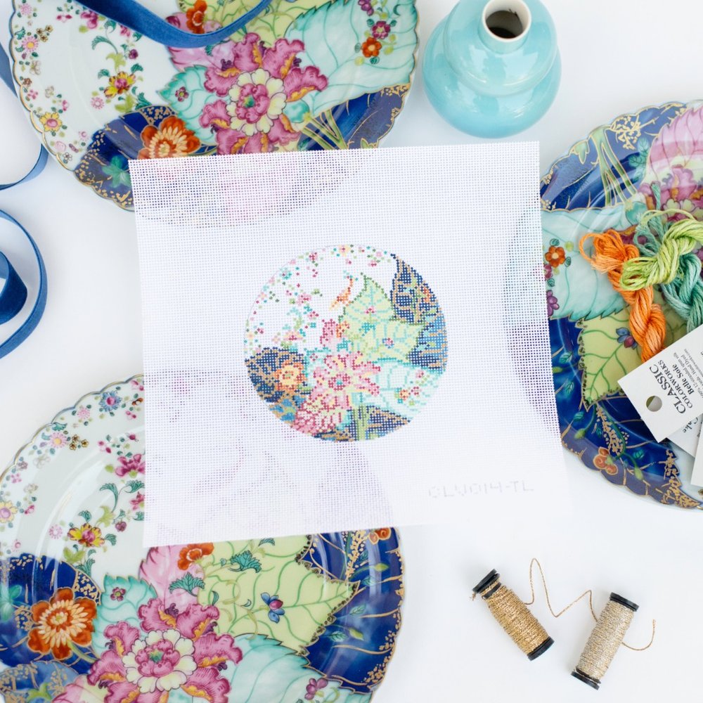 Tobacco Leaf Plate Canvas