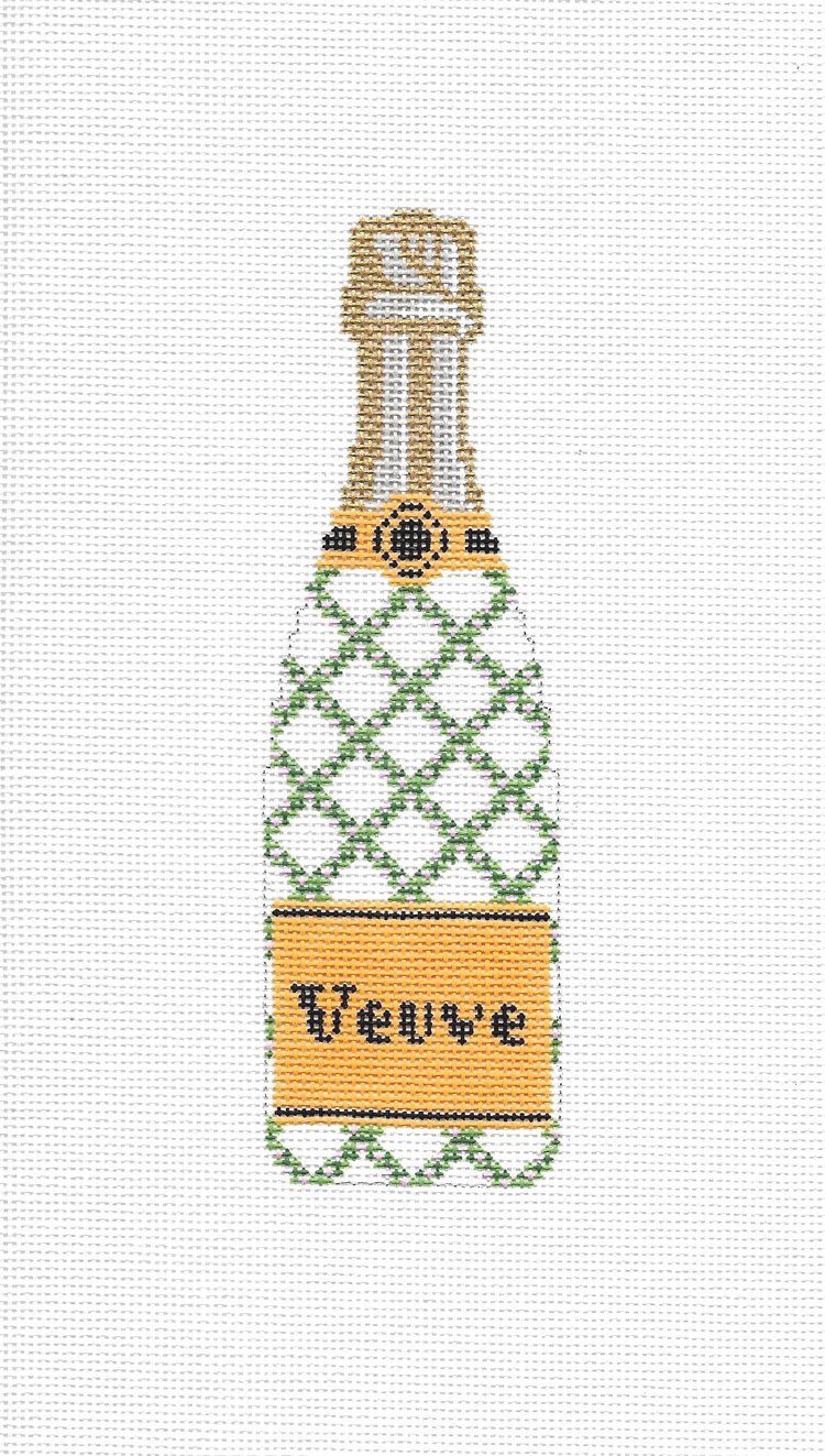 Veuve Bottle - Garden Trellis Canvas