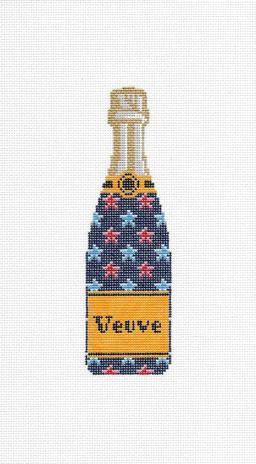 Veuve Bottle - Star Spangled Canvas