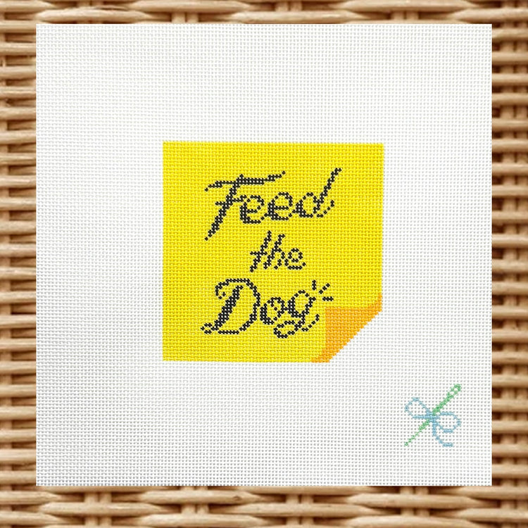 Feed the Dog Post-It Note
