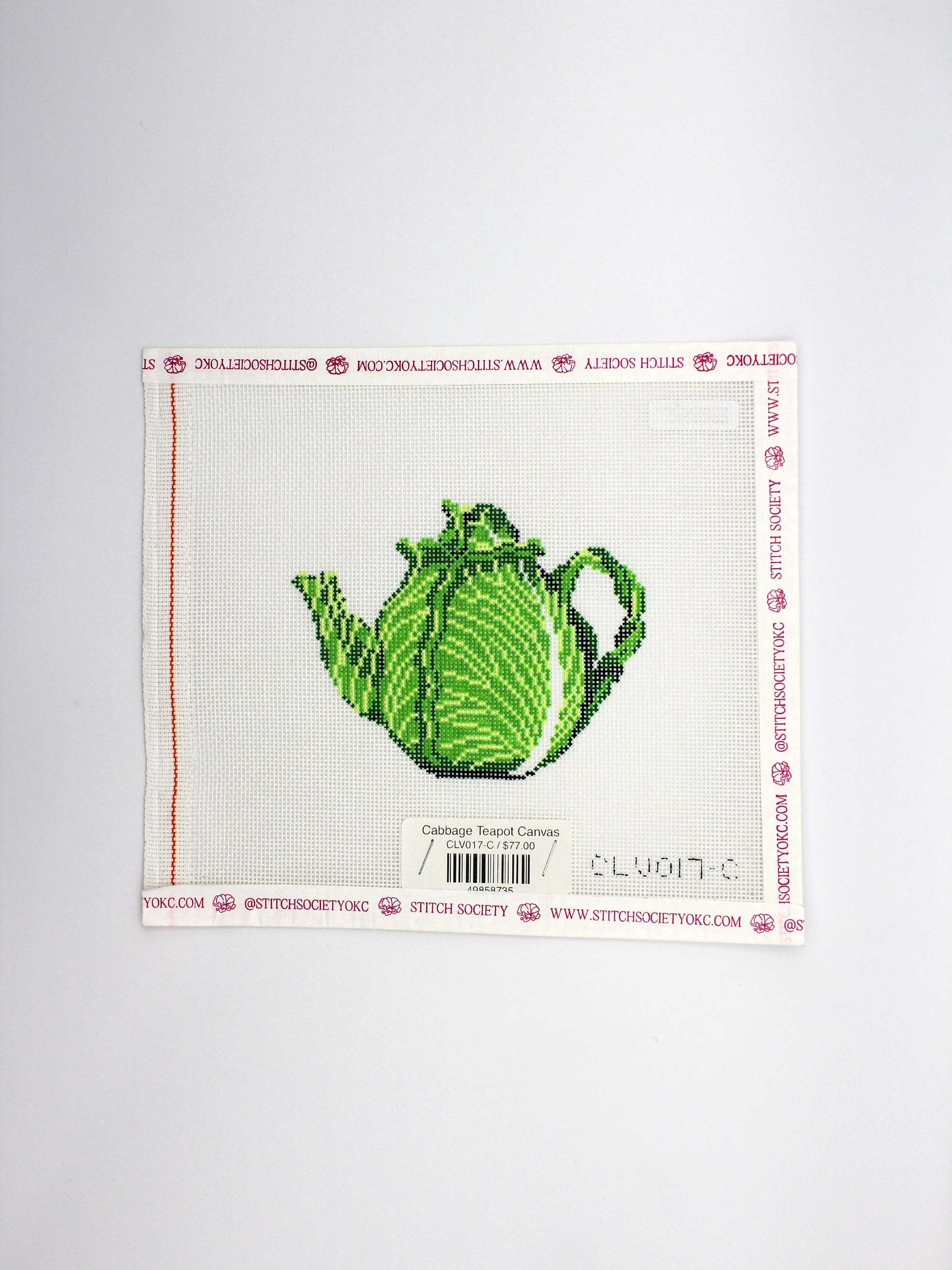 Cabbage Teapot Canvas