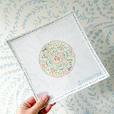 Canton Rose Plate Canvas