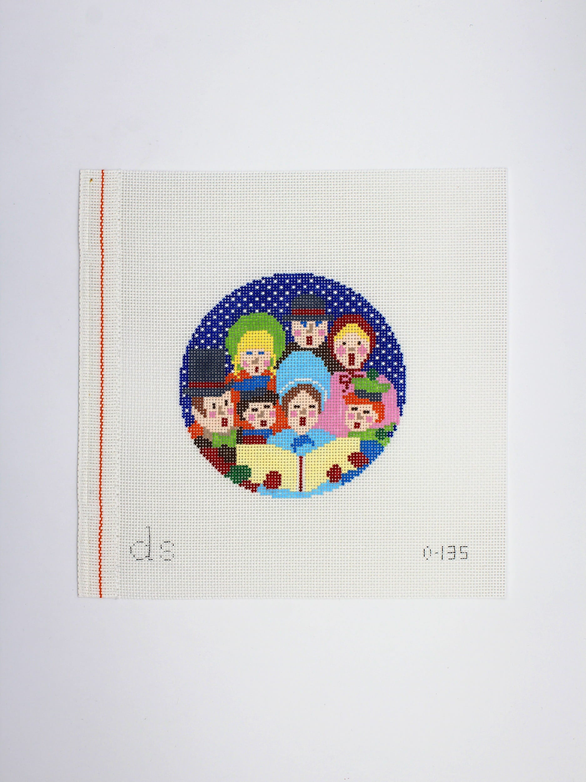 Carolers Ornament Canvas
