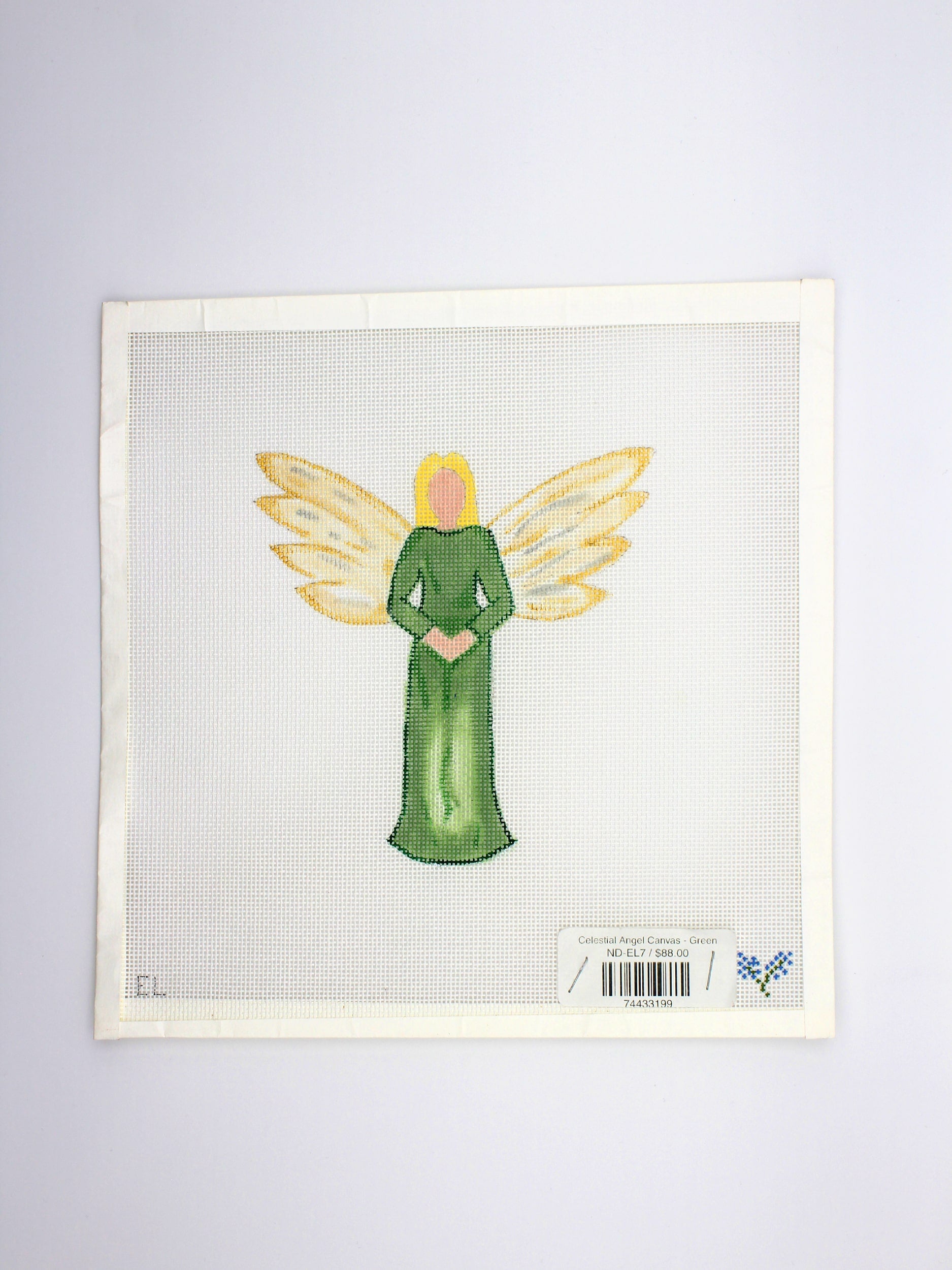Celestial Angel Canvas - Green