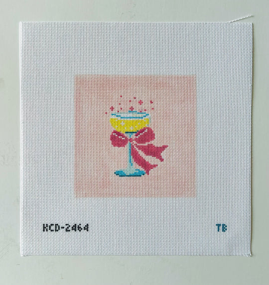 Champagne Glass Canvas