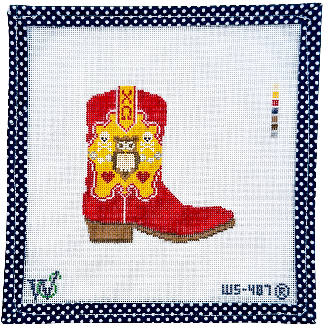 Chi Omega Boot Canvas