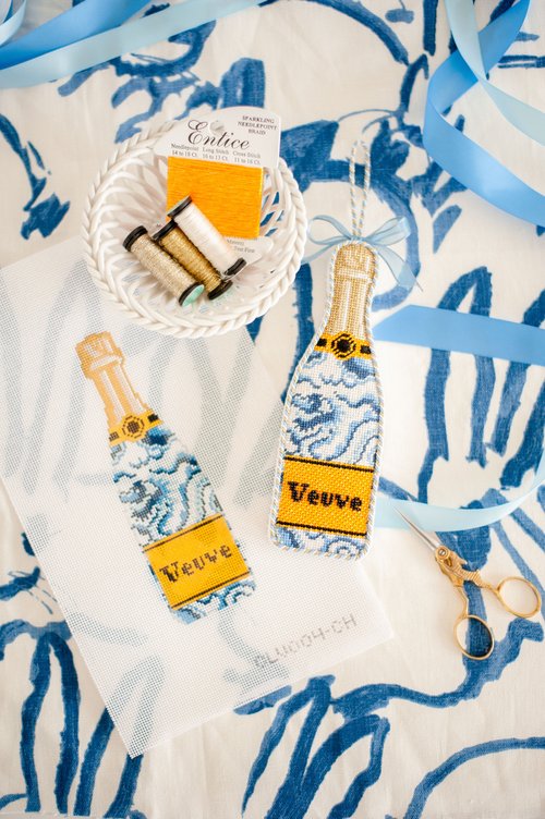 Veuve Bottle - Chinoiserie Champagne Canvas