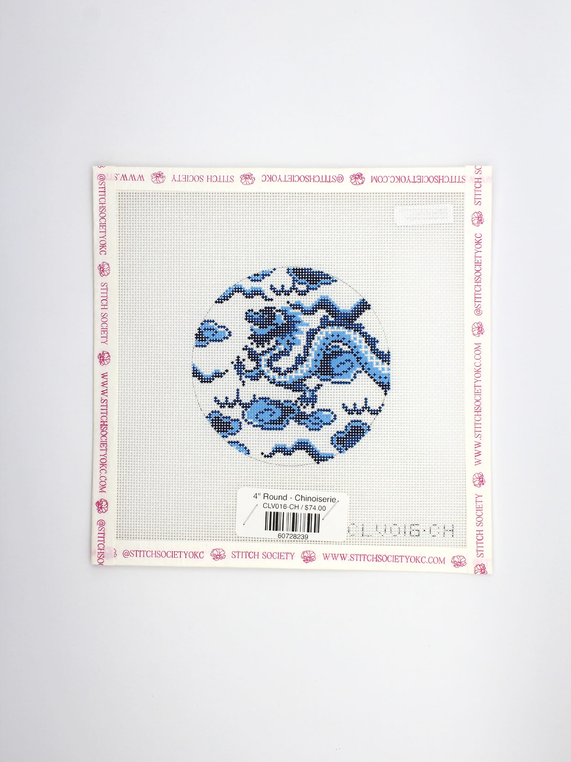 4" Round - Chinoiserie