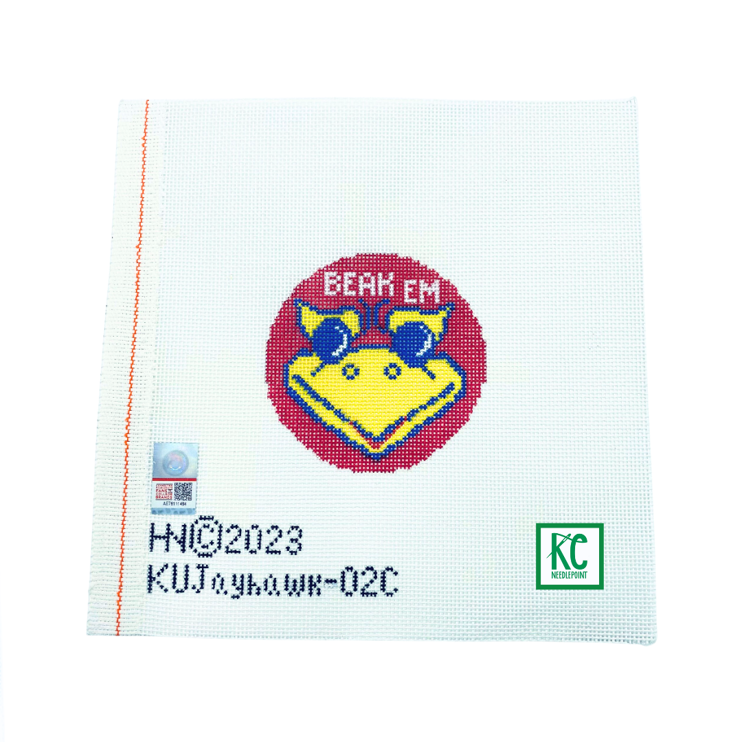 Beak Em 3" Round Canvas