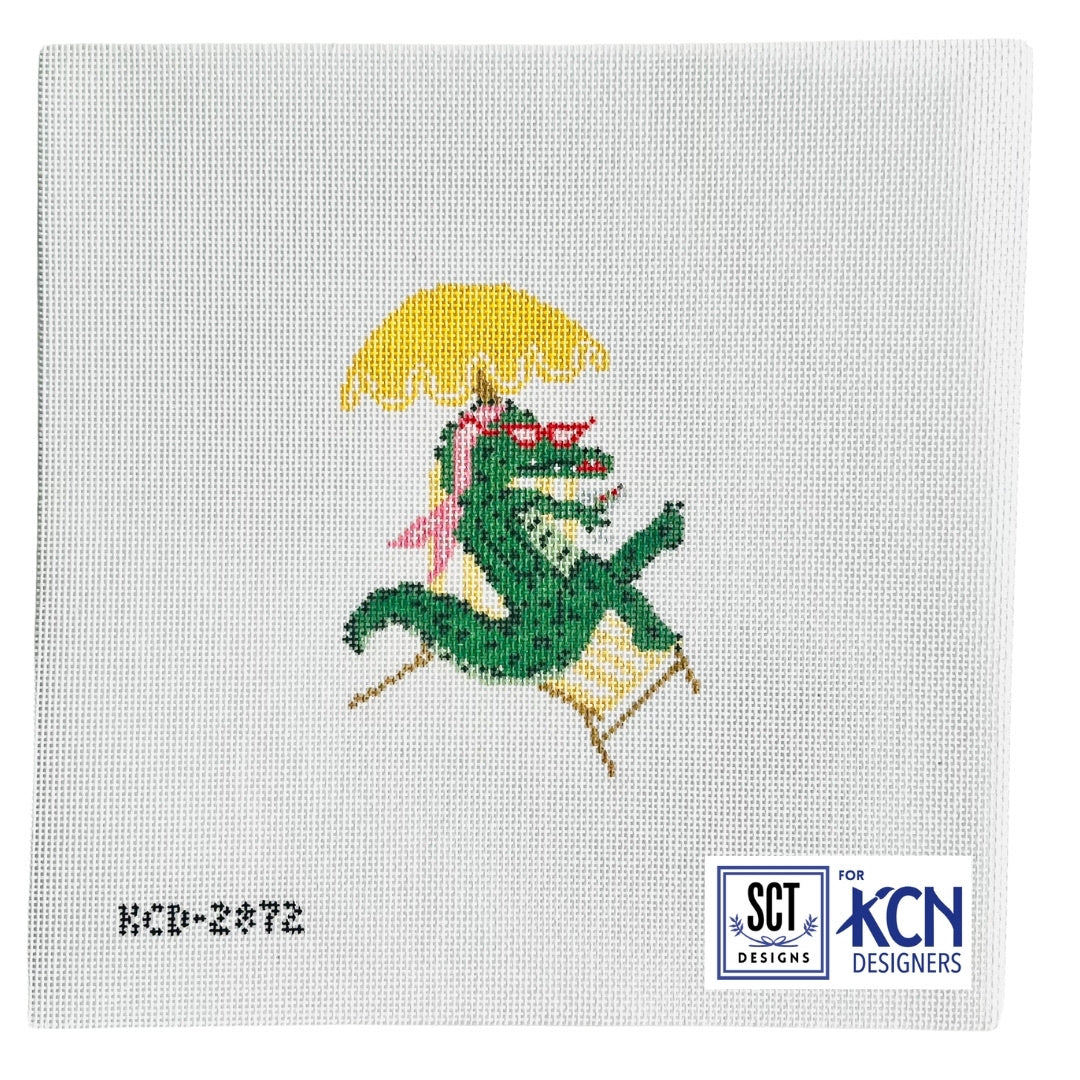 La Dolce Vita Riviera Crocodile Canvas