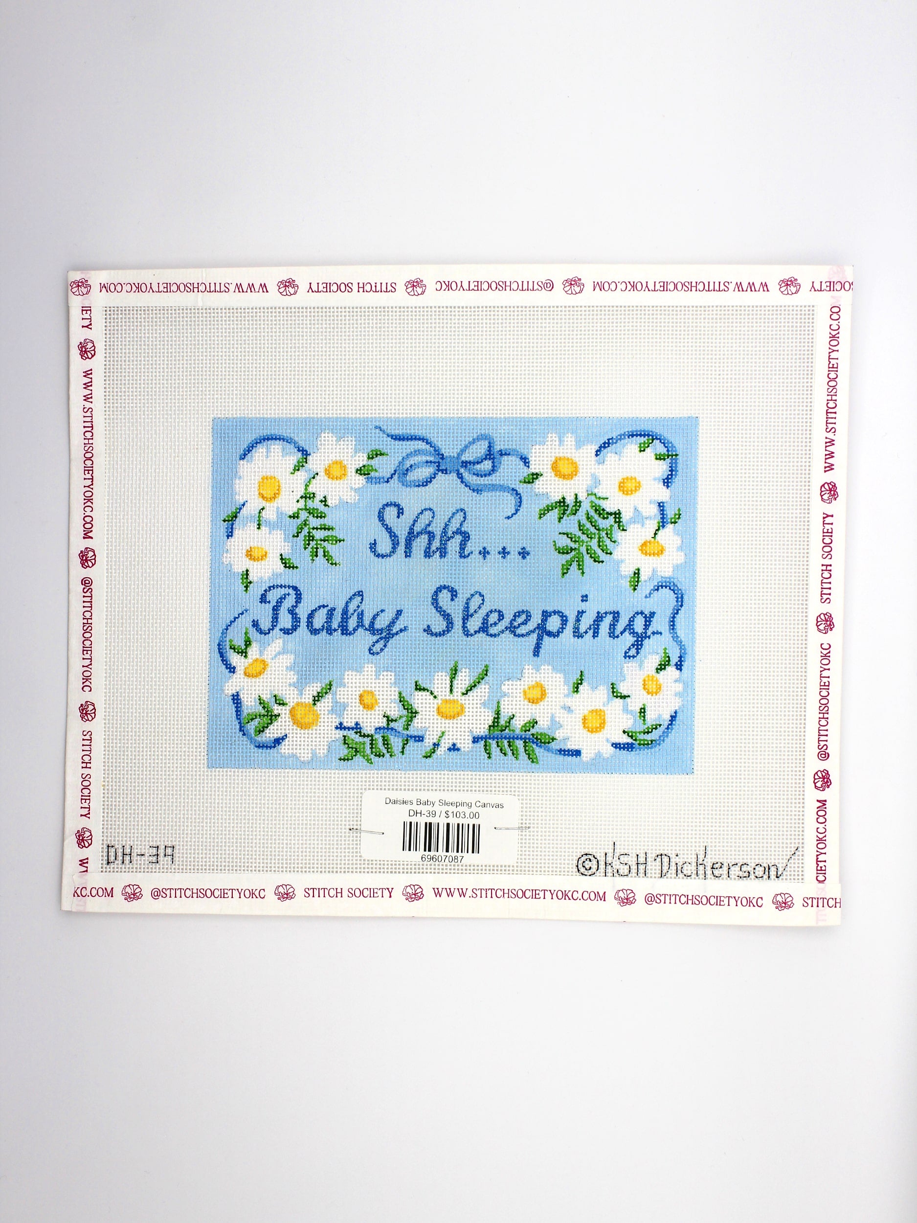 Daisies Baby Sleeping Canvas
