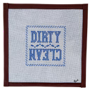 Dirty/Clean Sign Canvas