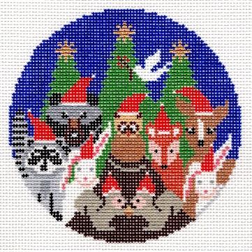 Forest Friends Pillow Canvas