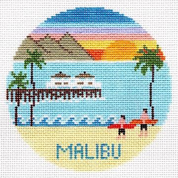 Malibu Round Canvas