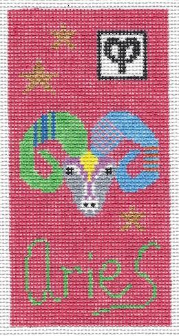 Aries Zodiac Eye Canvas