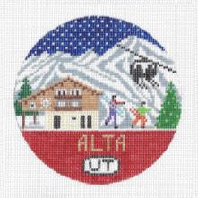 Alta Round Canvas