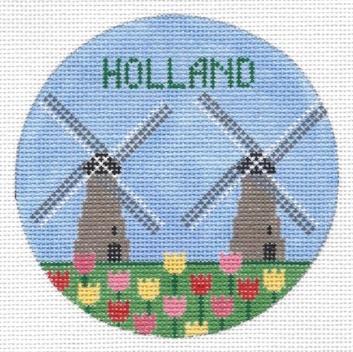 Holland Round Canvas