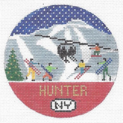 Hunter Round Canvas
