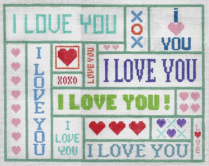 I Love You Pillow Canvas