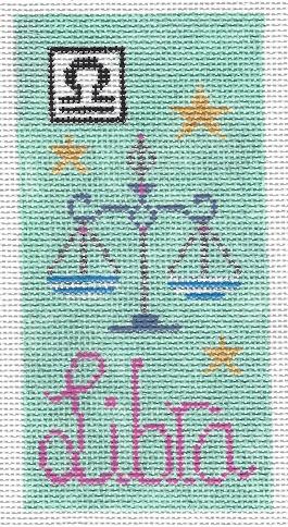 Libra Zodiac Eye Canvas