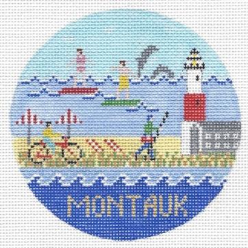 Montauk Round Canvas